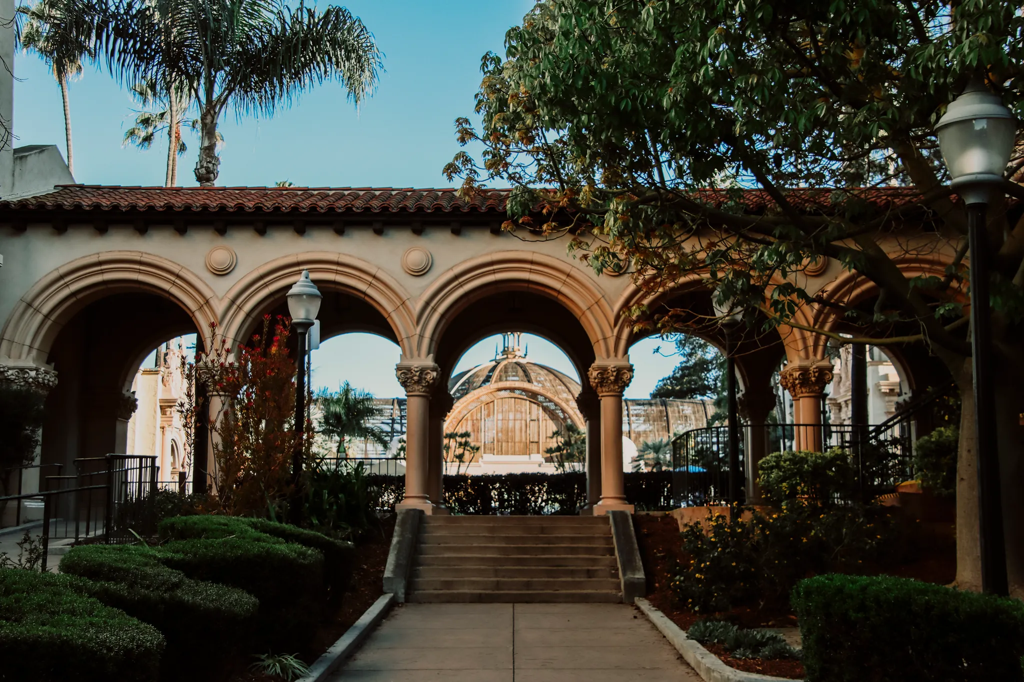 Arcade at Balboa Park, San Diego
